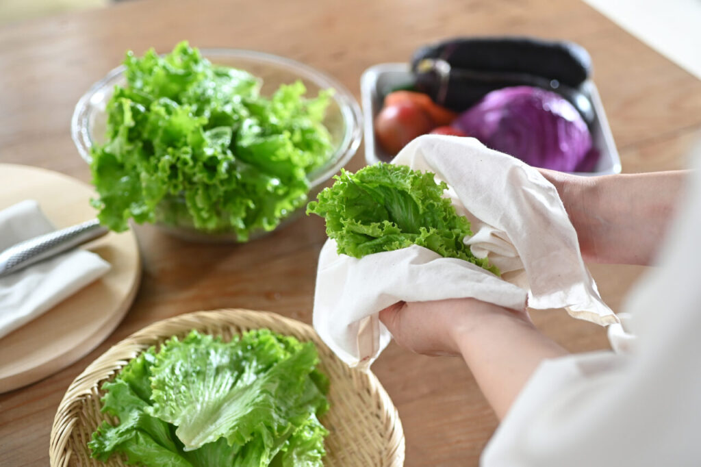 料理用さらし
料理家　かめ代。
無蛍光　無漂白　国産縫製
ていねいな生活
さらし生活