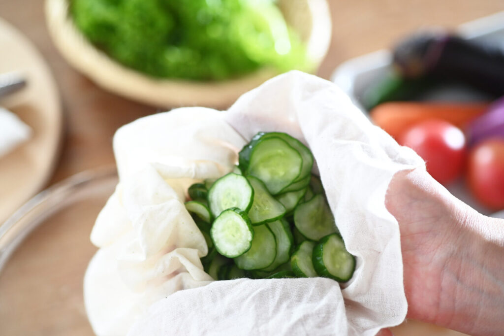 料理用さらし
料理家　かめ代。
無蛍光　無漂白　国産縫製
ていねいな生活
さらし生活