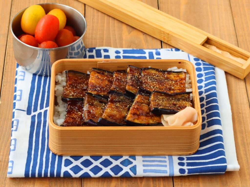 茄子の蒲焼き丼