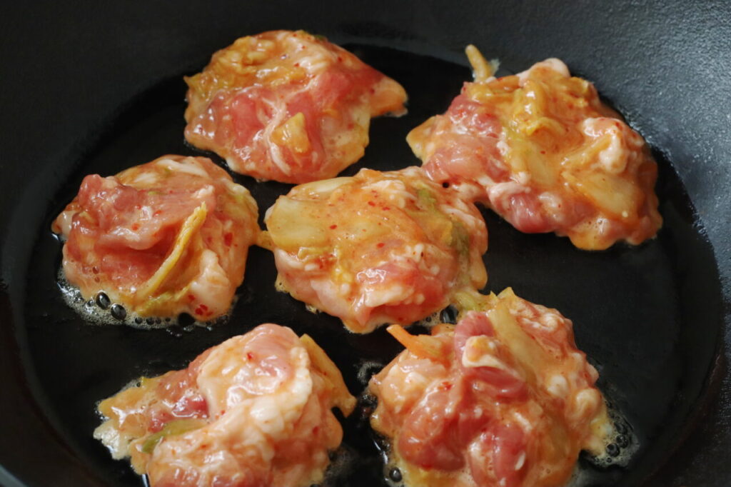 2品弁当連載
かめ代。
豚キムチのピカタ