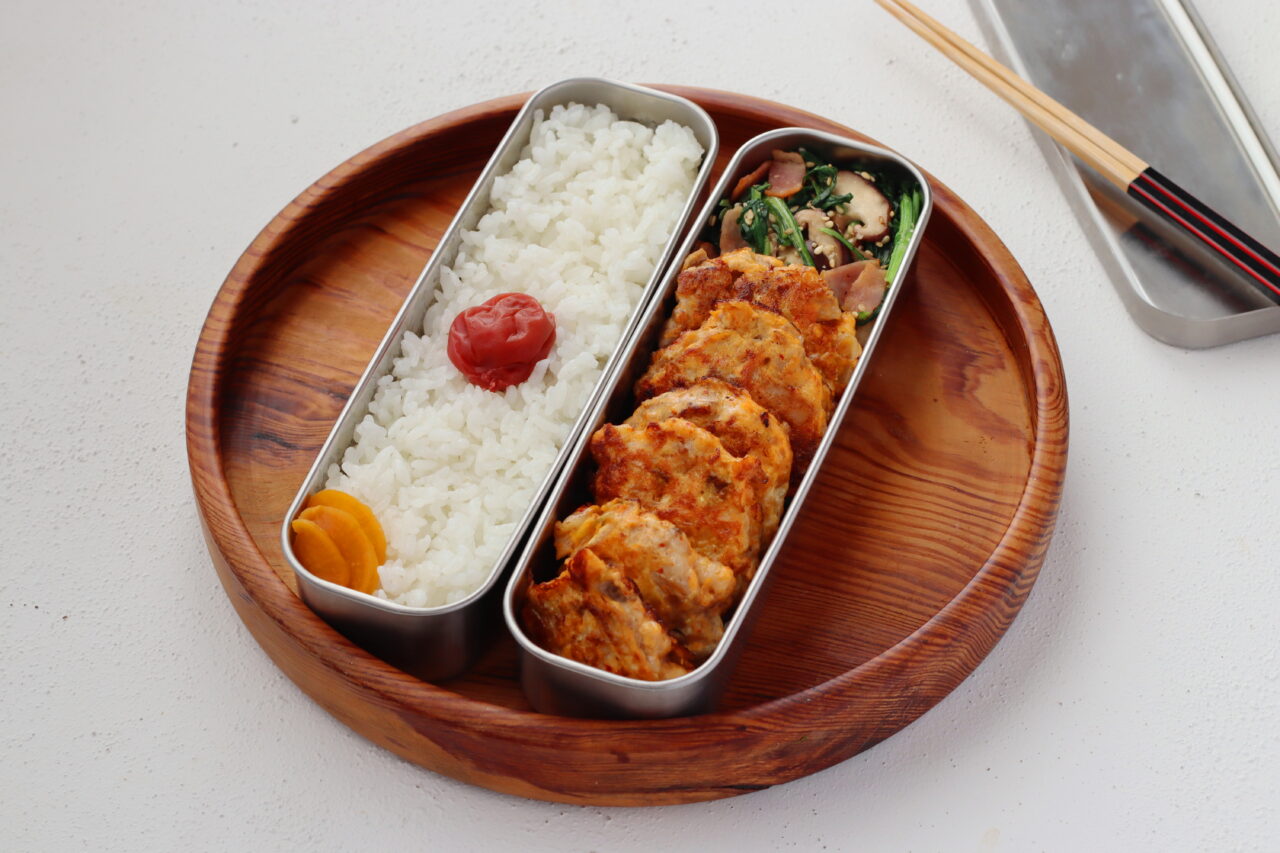 2品弁当連載
かめ代。
豚キムチのピカタ