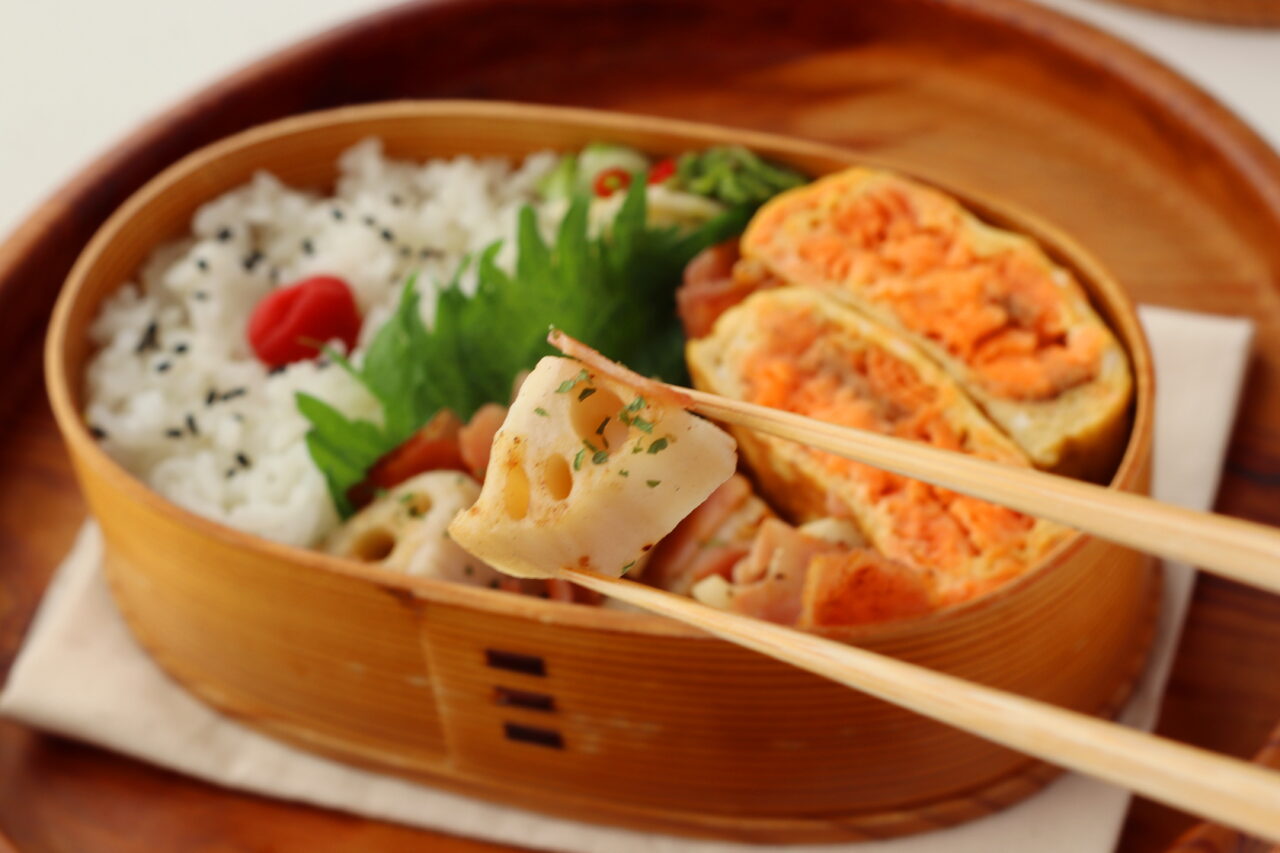 2品弁当連載
かめ代。
れんこんのおかず