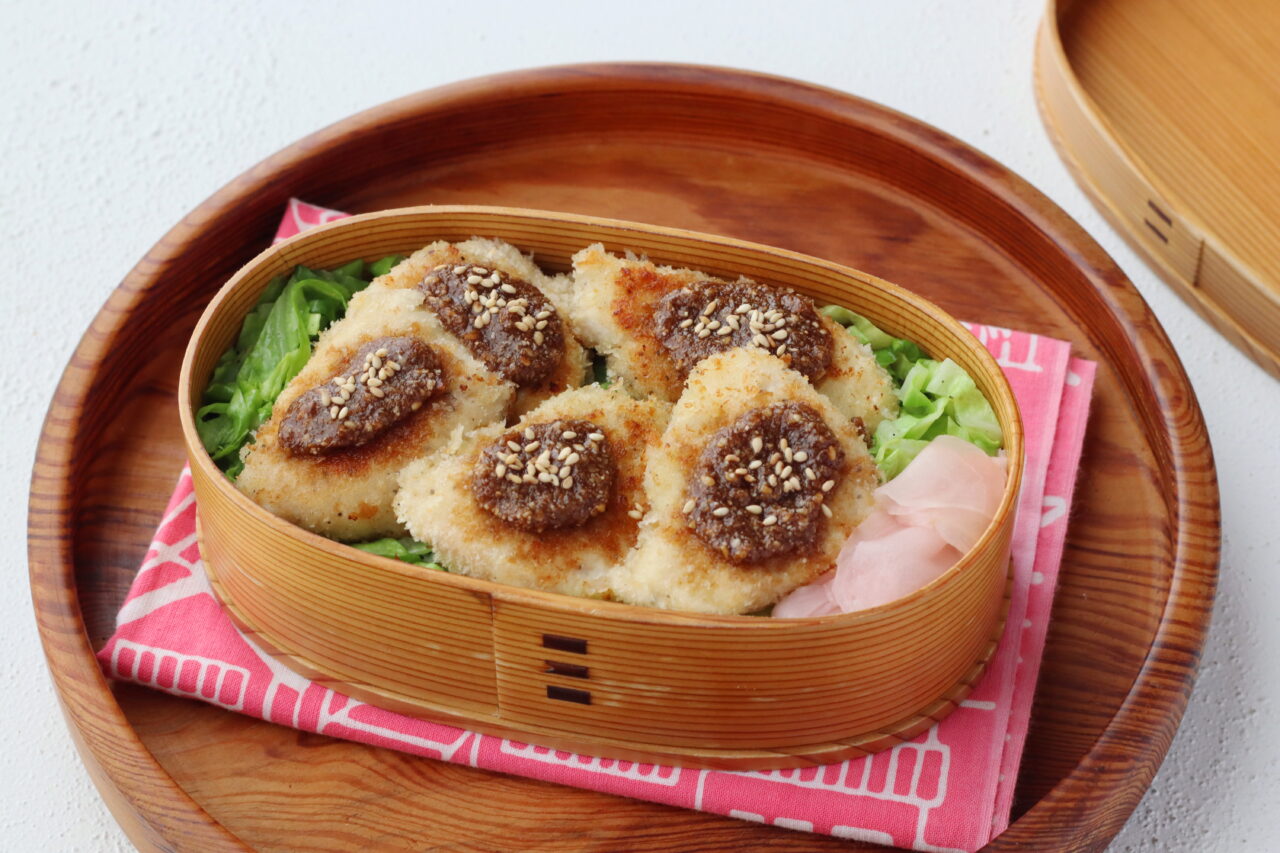 2品弁当
かめ代レシピ
