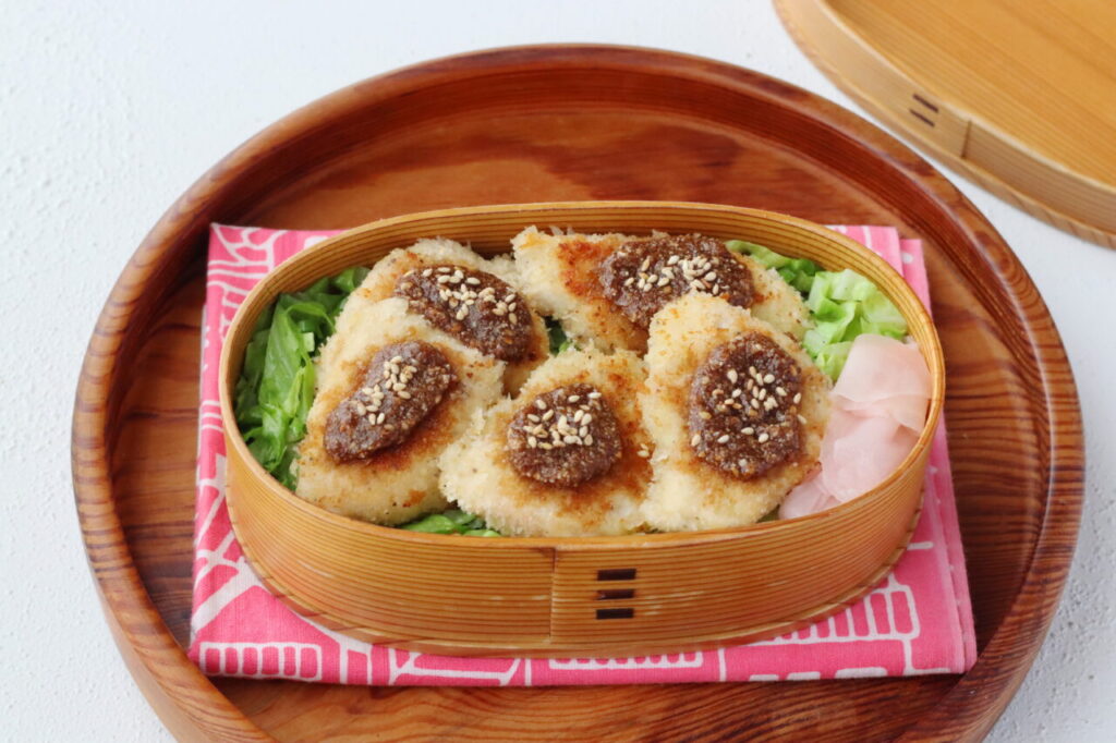 2品弁当
かめ代レシピ
