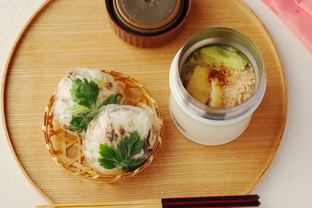 スープジャー弁当
2品弁当
かめ代レシピ