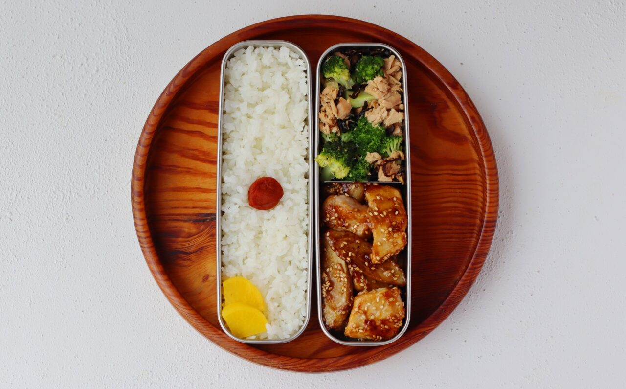 2品弁当
かめ代レシピ