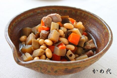 鶏五目豆