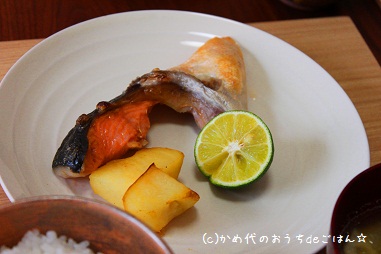 鮭とおいもさん