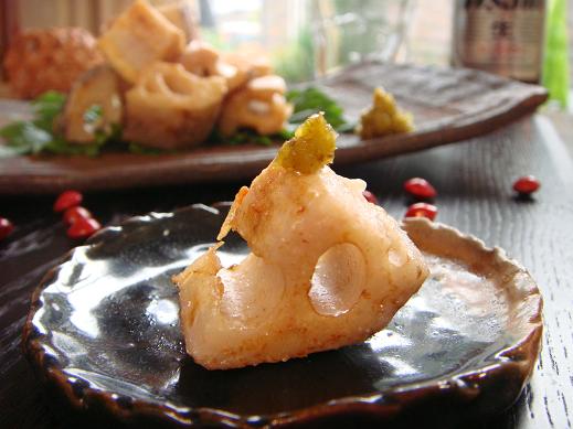 焼きレンコン♪ うまいつまみ！ | kameyo 料理家 かめ代。 | kameyo