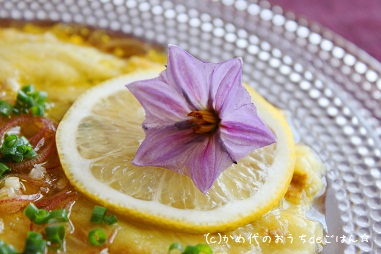 茄子の花