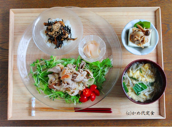 かめ代定食