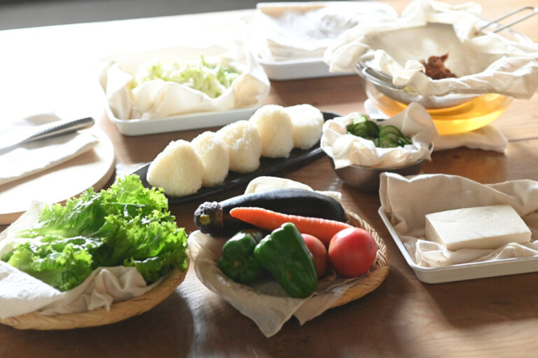 日本の台所道具 「料理用さらし」 kameyo オリジナル商品 「さらし生活」のすすめ | kameyo 料理家 かめ代。