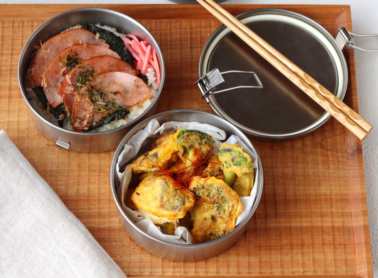 たらのジョン
ハム丼
2品弁当